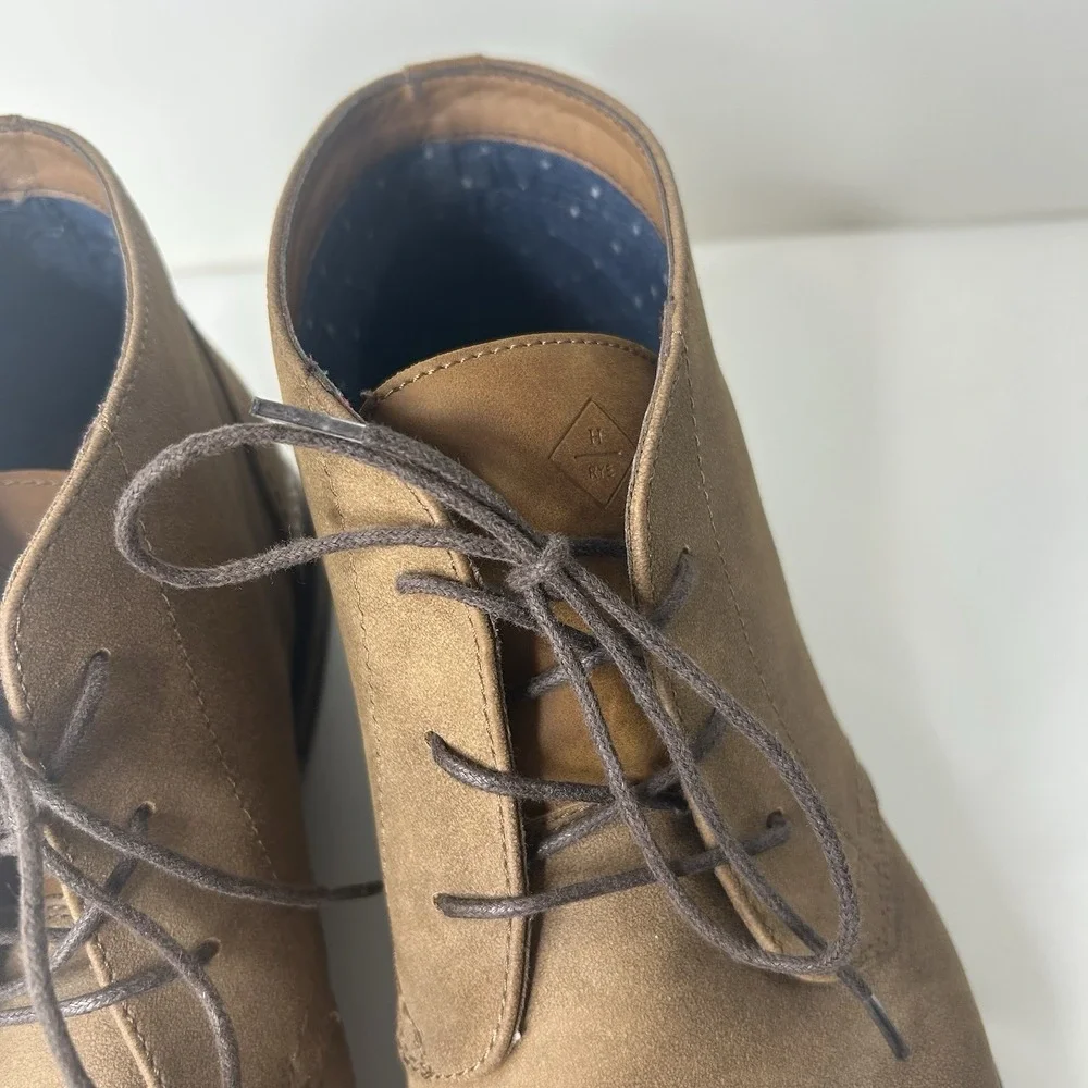 Hawker Rye Chukka Boots Mens 13 Brown Nubuck Lace Up Career Casual